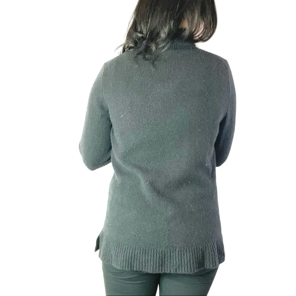 J. Crew Black Turtleneck Soft Sweater Size Large